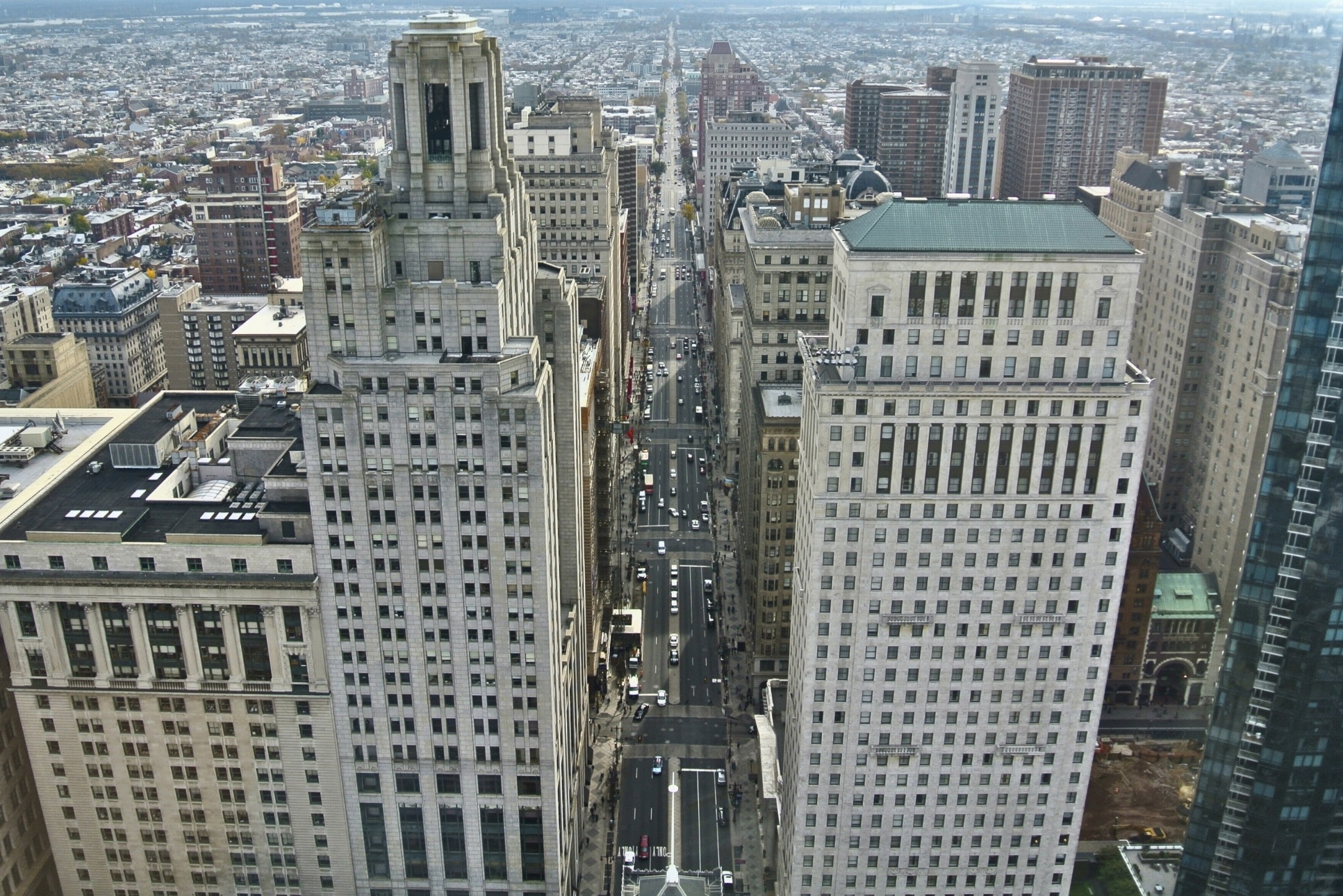 Philadelphia City Hall Blick auf Stadt